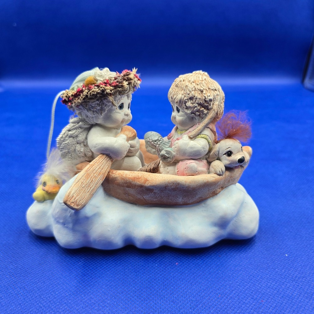 Dreamsicles Dont Rock The Boat Figurine DC404 Kristin Angel Cherub 1998 vintage‎